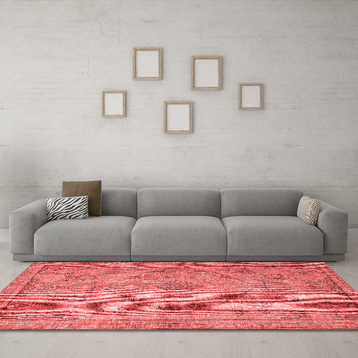Traditional Red Washable Rugs