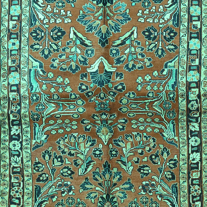 Persian Turquoise Traditional Rug, tr4348turq