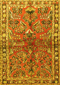 Persian Yellow Traditional Rug, tr4348yw