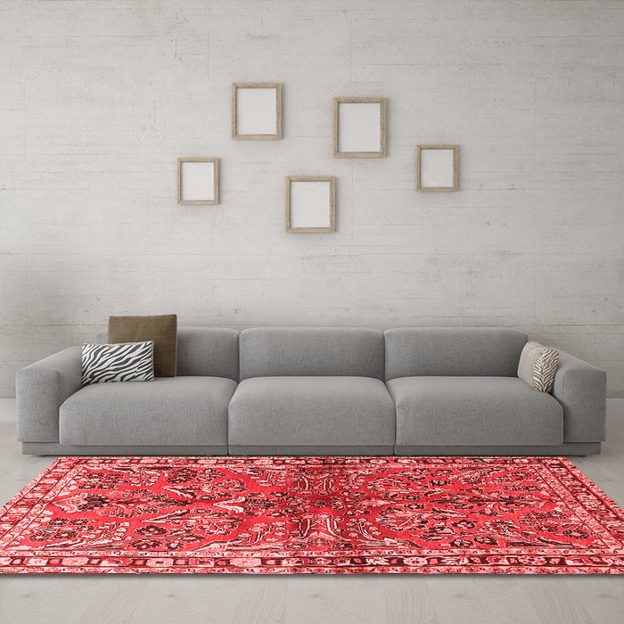 Traditional Red Washable Rugs