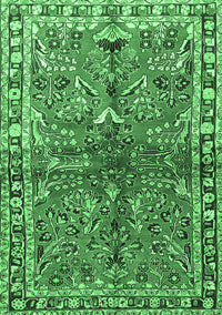 Persian Emerald Green Traditional Rug, tr4348emgrn