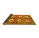 Sideview of Persian Yellow Traditional Rug, tr4349yw