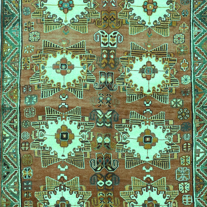 Persian Turquoise Traditional Rug, tr4349turq