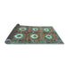 Sideview of Persian Light Blue Traditional Rug, tr4349lblu