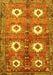 Machine Washable Persian Yellow Traditional Rug, wshtr4349yw