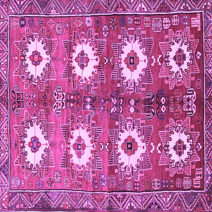 Square Persian Purple Traditional Rug, tr4349pur