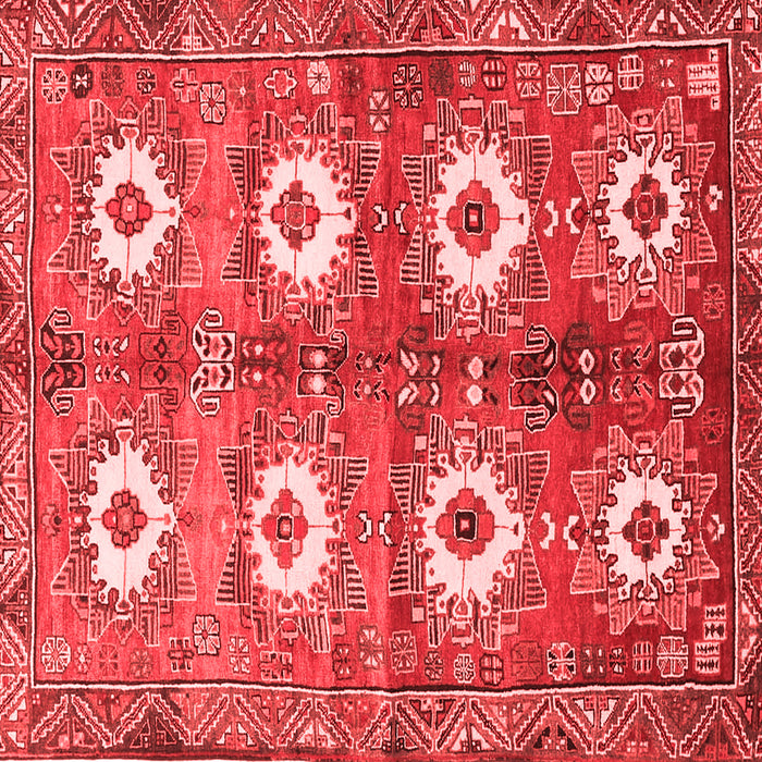Machine Washable Persian Red Traditional Rug, wshtr4349red