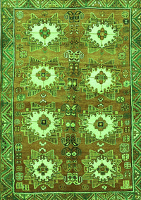 Persian Green Traditional Rug, tr4349grn