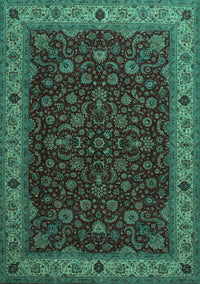 Persian Turquoise Traditional Rug, tr434turq