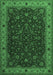 Persian Emerald Green Traditional Rug, tr434emgrn