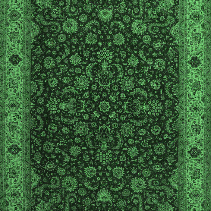 Persian Emerald Green Traditional Rug, tr434emgrn