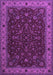 Machine Washable Persian Purple Traditional Area Rugs, wshtr434pur