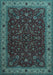 Persian Light Blue Traditional Rug, tr434lblu