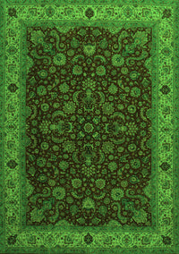 Persian Green Traditional Rug, tr434grn