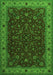 Persian Green Traditional Rug, tr434grn