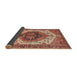 Sideview of Traditional Tangerine Pink Persian Rug, tr4350