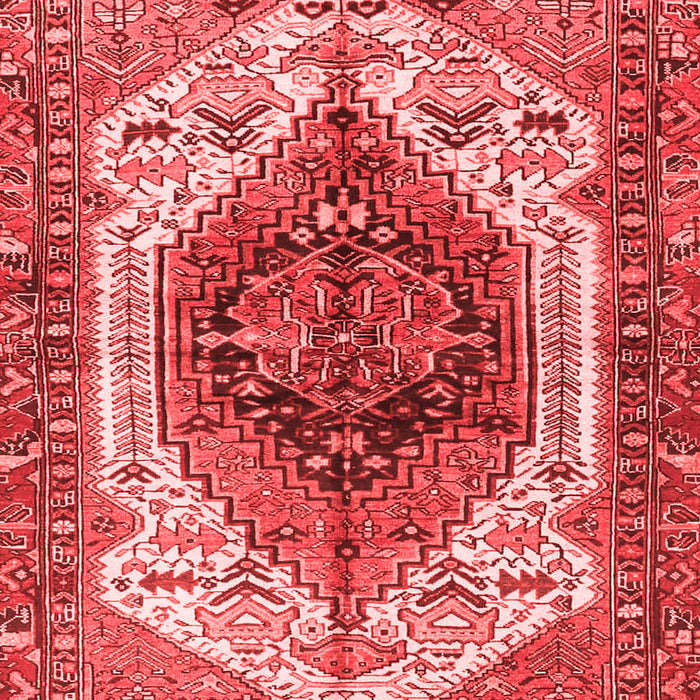 Machine Washable Persian Red Traditional Rug, wshtr4350red