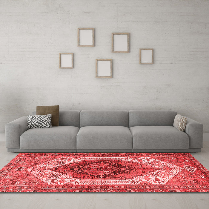 Traditional Red Washable Rugs