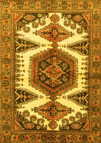 Persian Yellow Traditional Rug, tr4351yw