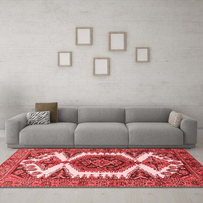 Traditional Red Washable Rugs