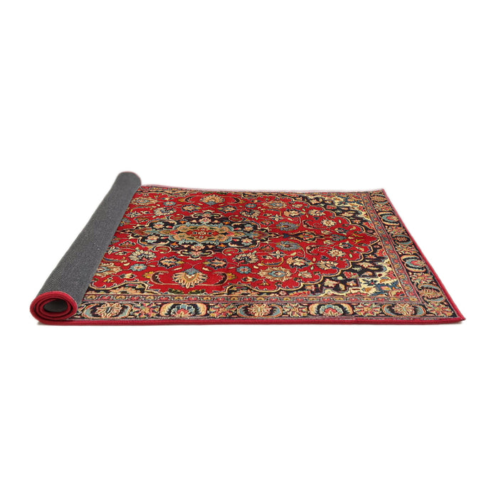 Sideview of Traditional Red Medallion Rug, tr4352