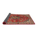 Sideview of Traditional Red Medallion Rug, tr4352