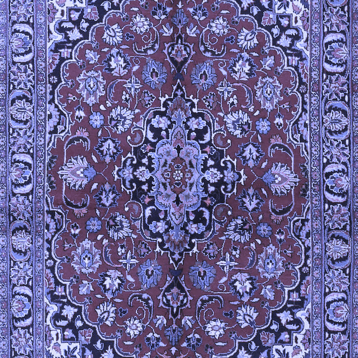 Medallion Blue Traditional Rug, tr4352blu