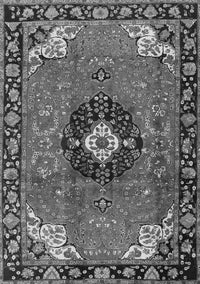 Medallion Gray Traditional Rug, tr4353gry