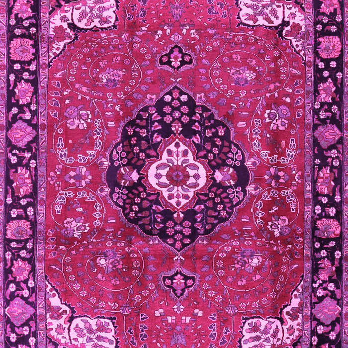 Medallion Pink Traditional Rug, tr4353pnk