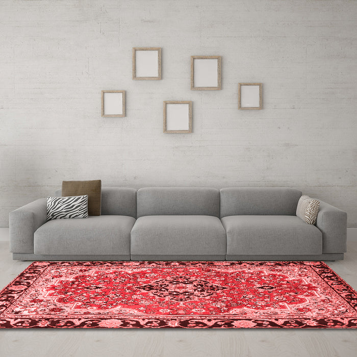 Traditional Red Washable Rugs