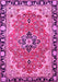 Medallion Pink Traditional Rug, tr4355pnk