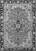 Medallion Gray Traditional Rug, tr4355gry