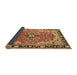 Sideview of Medallion Brown Traditional Rug, tr4355brn