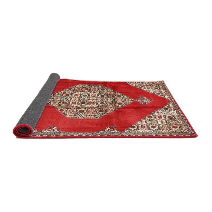 Sideview of Traditional Red Medallion Rug, tr4356