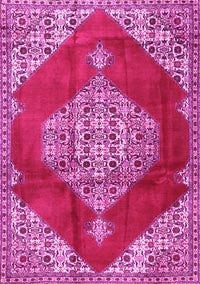 Medallion Pink Traditional Rug, tr4356pnk