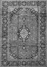 Medallion Gray Traditional Rug, tr4357gry