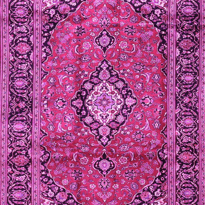 Medallion Pink Traditional Rug, tr4357pnk