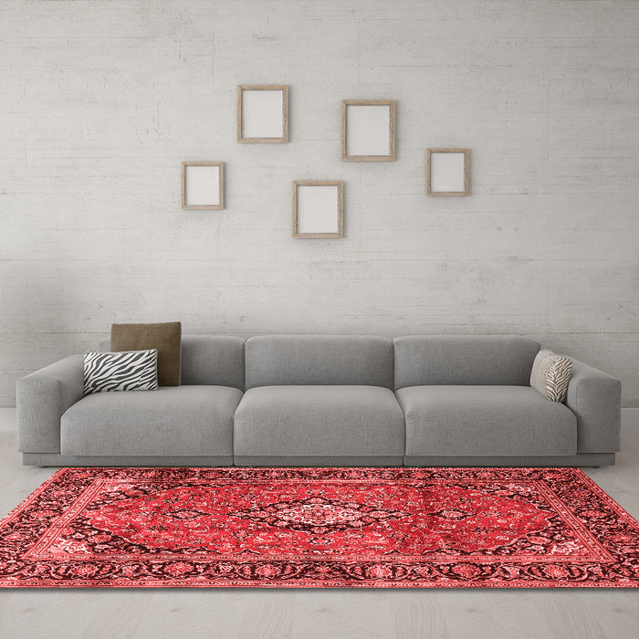 Traditional Red Washable Rugs
