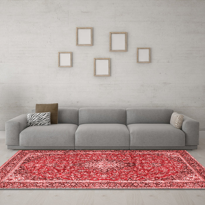Traditional Red Washable Rugs
