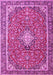 Medallion Pink Traditional Rug, tr4358pnk