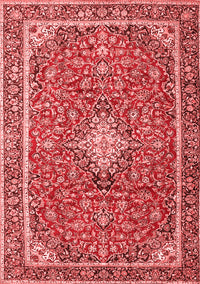 Medallion Red Traditional Rug, tr4358red