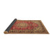 Sideview of Medallion Brown Traditional Rug, tr4359brn