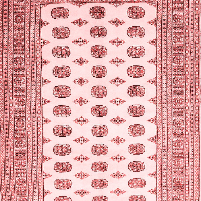 Machine Washable Persian Red Traditional Rug, wshtr435red