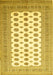 Machine Washable Persian Yellow Traditional Rug, wshtr435yw