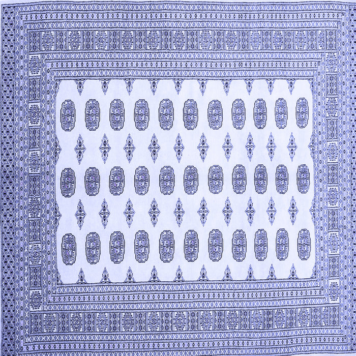 Square Persian Blue Traditional Rug, tr435blu