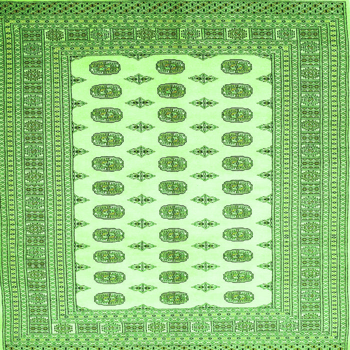 Serging Thickness of Persian Green Traditional Rug, tr435grn