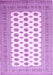 Machine Washable Persian Purple Traditional Area Rugs, wshtr435pur