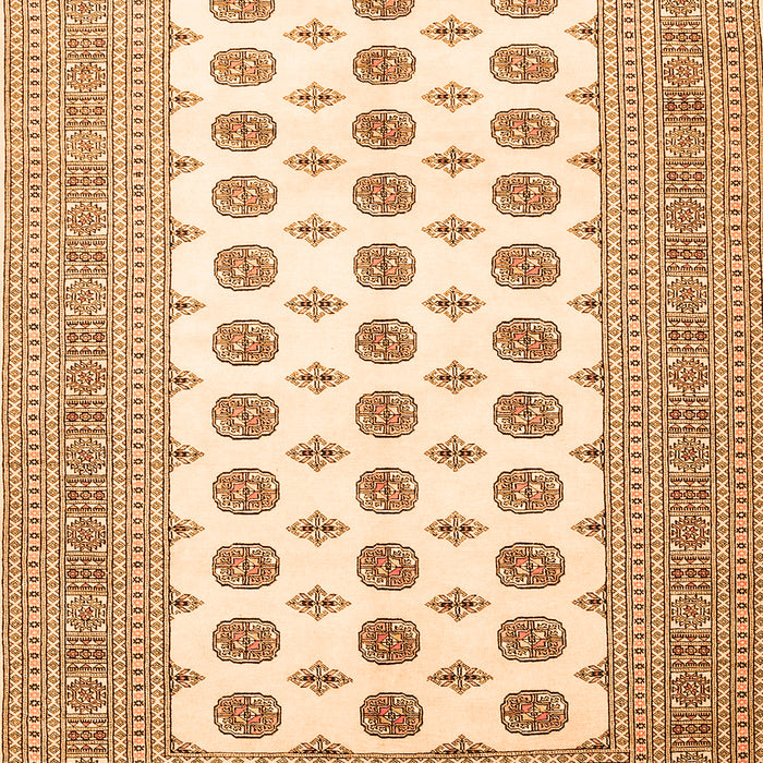 Serging Thickness of Machine Washable Persian Orange Traditional Area Rugs, wshtr435org