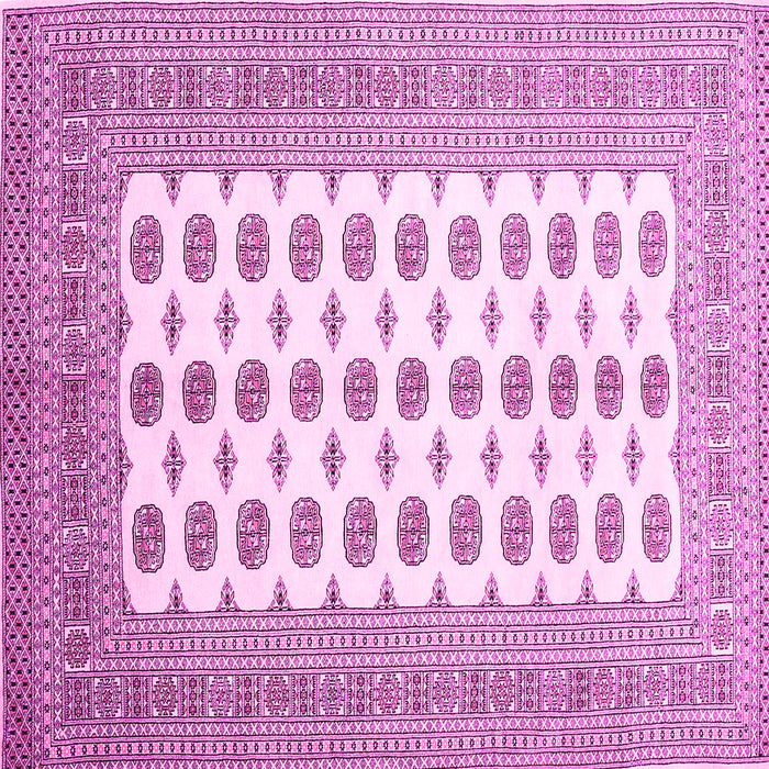 Square Persian Pink Traditional Rug, tr435pnk