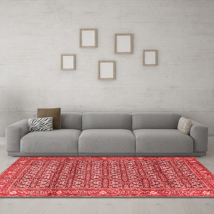 Traditional Red Washable Rugs